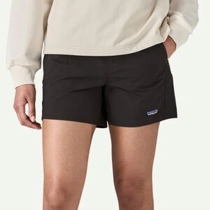 Patagonia Baggies Women's Black Shorts 5 inch